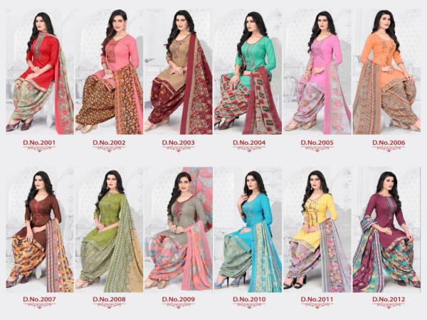 Mastani Patiyala 2 Fancy Cotton Embroidery Dress Materials Collection